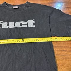 FUCT Reflecting Logo Black Graphic T Shirt Skate Made In The USA Size Medium