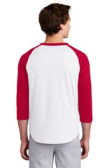 Sport-Tek T200 Mens Raglan Sleeve Colorblock Cotton Sports Jersey T-Shirt