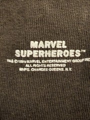 Vintage Changes Marvel Black Tshirt Size Large EC! Spider-Man Big Face