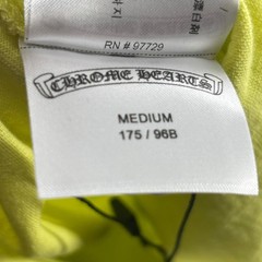 Size M Chrome Hearts Matty Boy Link T-shirt Lime Green