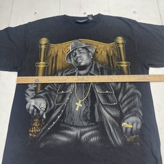Brooklyn Mint Black Notorious BIG Bedazzled Short Sleeve T Shirt Mens Size XXL