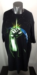 New! DC Comics Originals The Green Lantern (2XL) Big Graphic Print Black Shirt