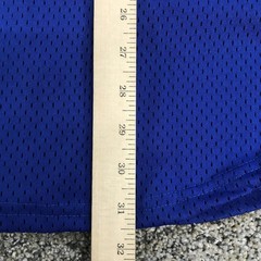 Vintage Sports Belle Shirt Mens Medium Royal Blue Button Mesh Baseball Jersey