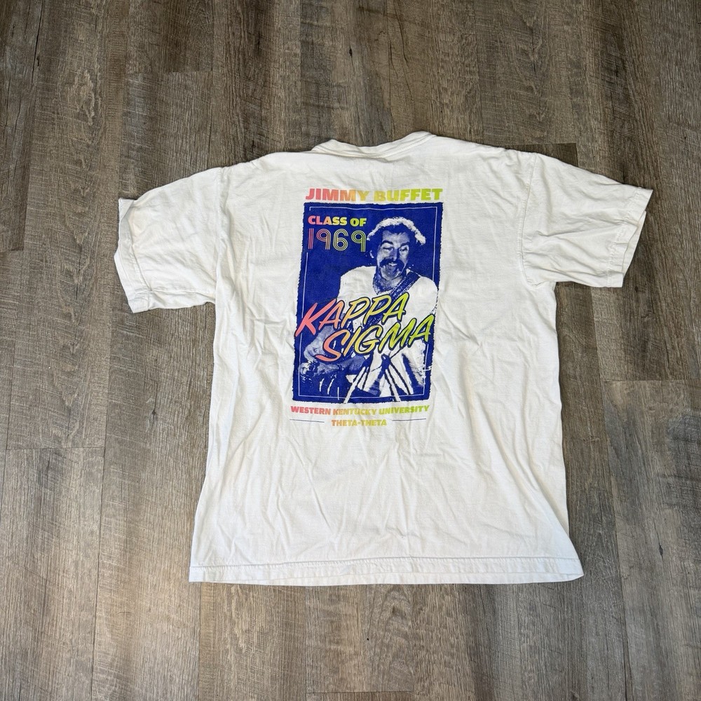 Kappa Sigma Fraternity Tee Sz L Comfort Colors Jimmy Buffet WKU Fall 2018 Rush