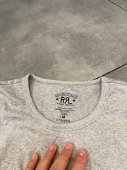 Double RL Ralph Lauren U.S. R.R.L. Supply Co Graphic T-Shirt Gray Men’s Size M