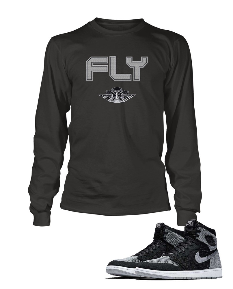 Street Wear Graphic Sneaker FLY ONE T Shirt To match Retro J1 High Big Tall Sm T