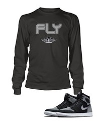 Street Wear Graphic Sneaker FLY ONE T Shirt To match Retro J1 High Big Tall Sm T