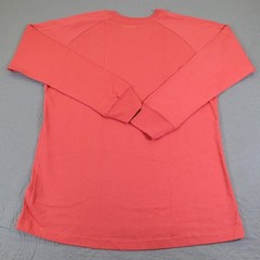 Ariat Rebar Shirt Womens Large Coral Long Sleeve Logo Pre Shrunk Cotton Tee