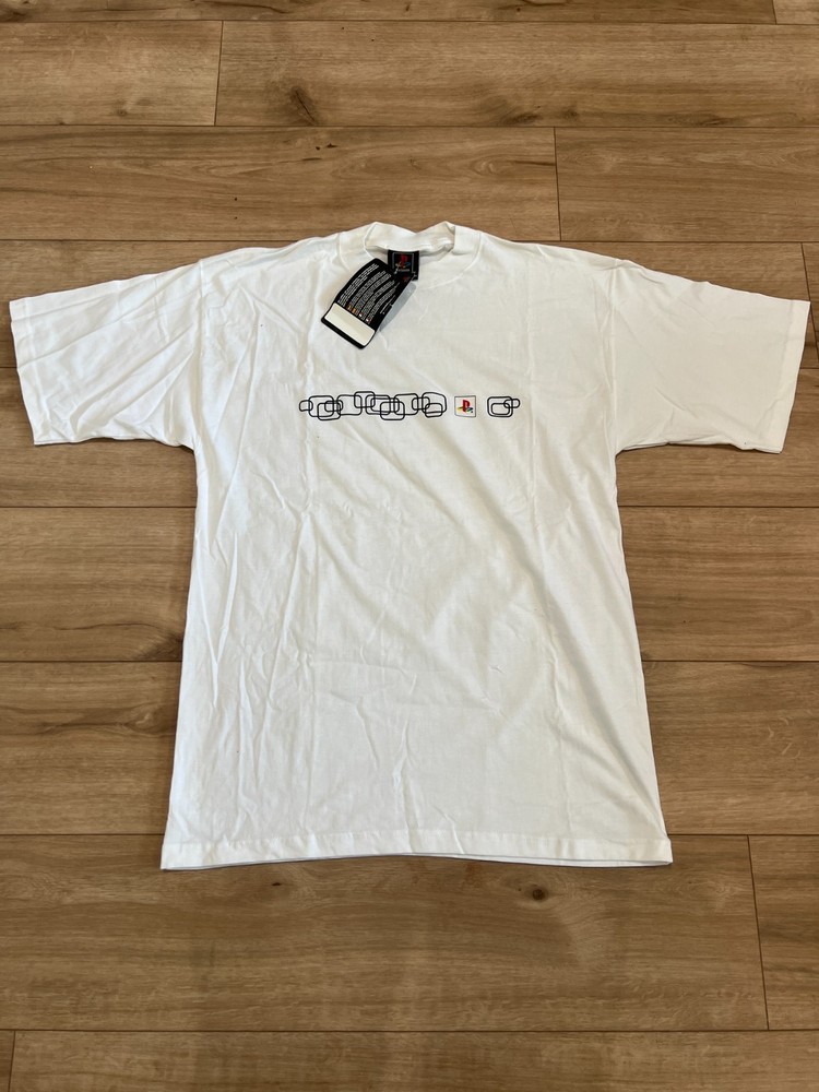 NWT Vintage PlayStation 1 White EU Exclusive Deadstock T-Shirt – Size XL