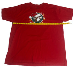 Buc-ee’s Christmas T-Shirt XL Red Graphic Tee Beaver Holiday Believe Shirt