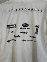 NEW 2005 Nike Lance Armstrong Foundation Ride For The Roses Weekend T-shirt Sz S