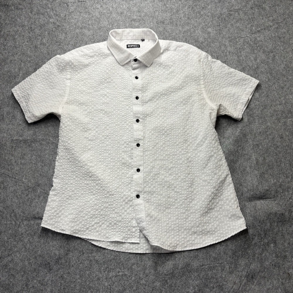 Bespoke Sport Mens Top 3XL White Gauzy Comfort Breathable Lightweight Big & Tall