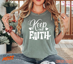 Unisex Keep The Faith T-Shirt, Men T shirt,Women T shirt Gift ReligionTop
