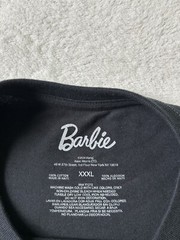 Barbie Mens Black Logo ShortSleeve Crewneck Graphic T- shirt Size 3XL (54-56)NWT