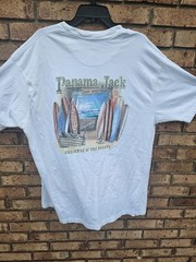 Vintage Panama Jack Surf Shack T-Shirt Chairman Of The Boards XXL Used