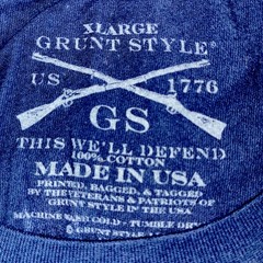 Grunt Style “America’s Navy – Shellback” Royal Blue T-Shirt. Never Worn.