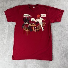 Star Trek/Star Wars Ackbar It’s A Trap Poker Parody Burgandy T-Shirt Mens M