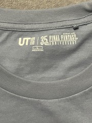 Uniqlo Final Fantasy 9 35TH Anniversary T Shirt Mens L Blue Video Game Promo