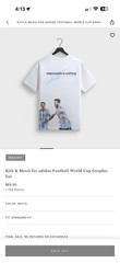 Kith & Messi for adidas Football World Cup Graphic Tee Size XL – IN HAND