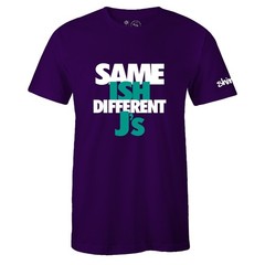 Purple Same Ish Different J’s Sneaker T-shirt to Match Air Jordan Retro 5 Grape