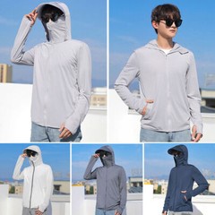 Upf 50+ Men’s Long Sleeve Sun Skin Protection T-Shirt Outdoor Fishing Hoodies Us