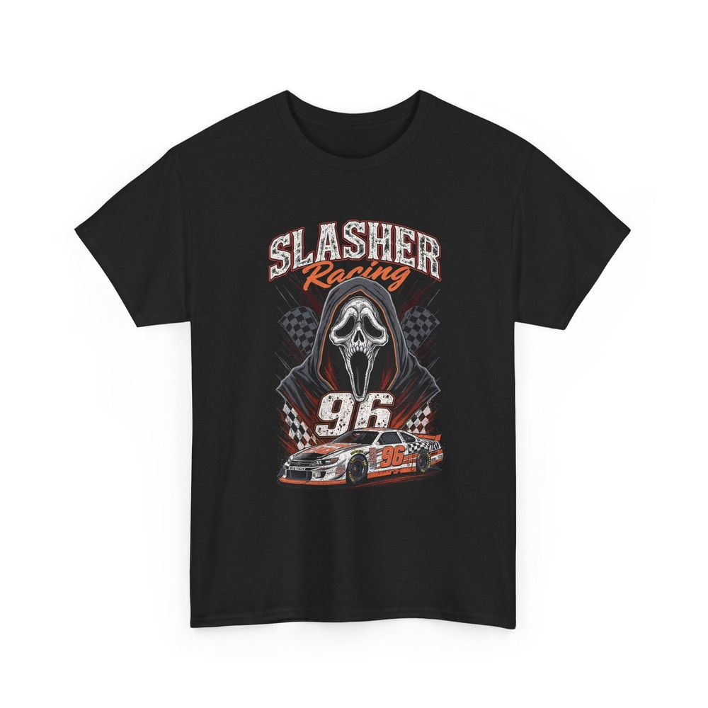 Slasher Racing #96 Ghostface Scream Horror NASCAR T-Shirt S-5XL Halloween