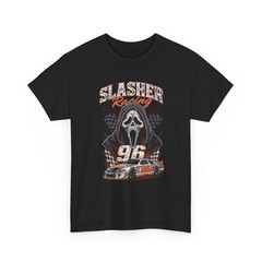 Slasher Racing #96 Ghostface Scream Horror NASCAR T-Shirt S-5XL Halloween