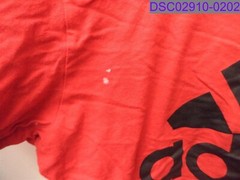 WHITE SPOT Unisex Medium Adidas The Go-To Tee Red Short Sleeve T-Shirt 20″ Bust