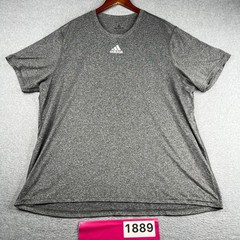 Adidas Creator TEE Shirt Gray Heather Logo Graphic Print Mens 2XL