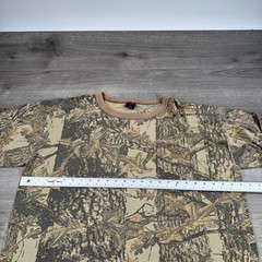 Vintage Boxy Fit Camo Shirt 2XL Sniper Long Sleeve Pocket USA Ace AOP Faded