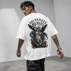 Archangel Michael Shirt: Christian Streetwear Faith Apparel Catholic T-Shirt