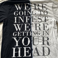 Papa Roach – ANATOMY OF A ROACH TEE (BLACK/WHITE SPLIT DYE)(MEDIUM)