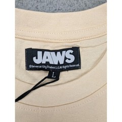 Reason Jaws Shirt Mens Large Khaki Universal Studios Movie Graphic Tee New
