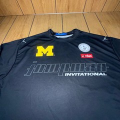 Sparco Michigan Wolverines Jumpman Invitational 2024 Jersey Mens XL Black 23XI