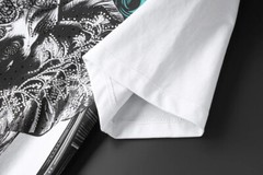 New Fashion Elephant Rhinestone Summer Short Sleeve Luxury Men Trend T-Shirt