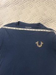 Men’s True Religion Black/Gold T-shirt Size Large See Pics