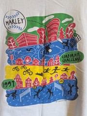 Vintage 90s Single Stitch Hem Marley 1997 Corporate Challenge Tank Top Unisex