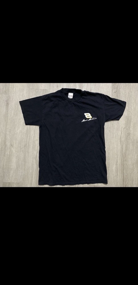 Checkered Flag Sports CFS Shirt Mark Martin Black Men’s Side Medium Men Mens