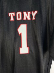 Vintage The Sopranos Tony #1 Black Baseball Jersey Size XXL HBO Exclusive