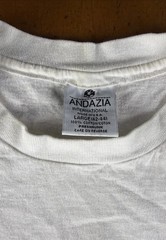 Vintage MC Escher T Shirt Andazia All Over Print Art 90’s Single Stitch White XL
