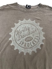Mens Harley Davidson’s Motorcycle Brown Longsleeve “Owen’s” Shirt Size Xl