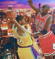 Custom Jordan VS Magic Sublimated shirt bulls lakers bred toro infared VI XI 13