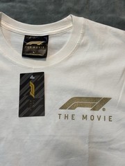 F1 The Movie APX GP White Gold T-Shirt Size L Formula 1 Racing Brand New NWT