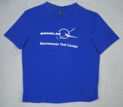 Douglas Shirt Adult Large Blur Graphic S-IVB Rocket to The Moon Test Center Men