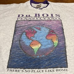 Vintage 90s Du Bois Pennsylvania Earth Nature Art Single Stitch Shirt XL Roll