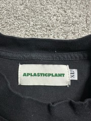 Aplasticplant Shirt Mens XL BLACK Environmentalist Green House A Plastic Plant