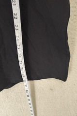 Ascolour Men Shirt Large Black Printed 100% Cotton Short Sleeve Classic Fit Tee