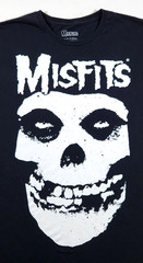 Misfits Iconic Crimson Ghost Skull Men’s Black Graphic T-Shirt – L (42/44)