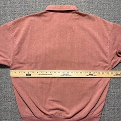 Vintage 80s 90s Envoy Mens Polo Shirt Pink Mauve Banded Hem Short Sleeve Retro M
