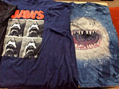 Lot of 3 ADULT MEN’S XL TO 4X Jaws Movie Great White Shark Week T-shirts TEES